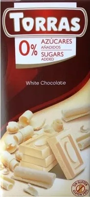 Obrázek produktu pro Torras Bezlepková bílá čokoláda bez přidaného cukru (75g), 37896