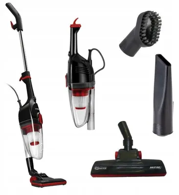 Produktbild von Leistungsstarker 600-W-Staubsauger, 2-In-1, Beutellos, Zyklontechnik, 6 M Kabel, Hepa-Filter