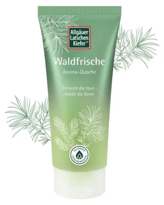 Immagine prodotto di Allgäuer Latschen Kiefer Waldfrische doccia aromatica rinfresca la pelle e rivitalizza i sensi, 200 ml crema