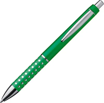 Produktbild von 10 Kugelschreiber / "Glitzer" / Farbe: grün