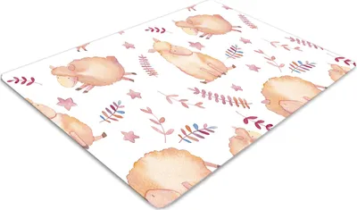 Produktbild von Stuhlunterlage Bürostuhlunterlage 120 cm x 90 cm Bodenmatte Bürostuhlunterlage - Lamm