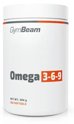 Produktbild von GymBeam - Omega 3-6-9, 360 Kapseln