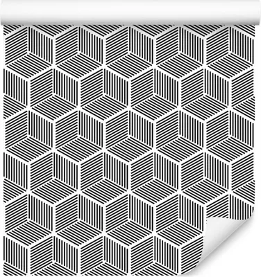 Produktbild von 10m VLIES TAPETE Rolle ABSTRAKTION Geometrisches Muster 3D 6537