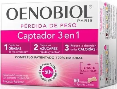 Zdjęcie produktu dla Oenobiol Weightloss 3 In 1 Fat Binder 60 tabletek