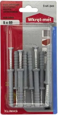 Obrázok produktu pre Univerzálne rozperné skrutky 8x60mm 9ks.