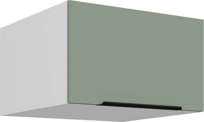 Produktbild von Hochschrank mit Flügeltüren LUNARA – Breite 60 cm, grün/weiß