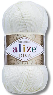 Produktbild von Alize 1x 100g Diva Wolle, Uni, Häkeln, Stricken (1055)