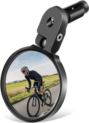 Zdjęcie produktu dla Lusterko wsteczne z możliwością obrotu o 360°, bezpieczne, 1 sztuka, rower