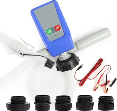 Produktbild von Prečerpávacie čerpadlo Wiltec na batérie, samonasávacie čerpadlo na palivo 12 V, čerpadlo s LED displejom, čerpadlo na benzín, naftu, olej