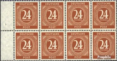 Produktbild von Briefmarken Alliierte Bes.-Gem.Ausg. 1947 Mi Hbl124 postfrisch Kontrollrat I