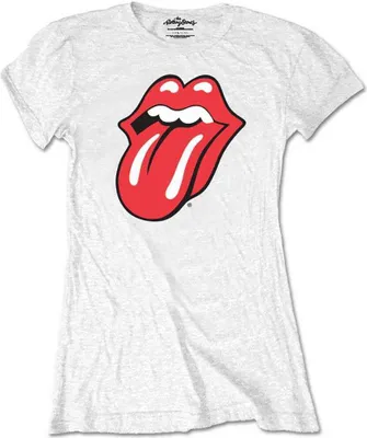 Immagine prodotto di The Rolling Stones - Maglietta con lingua classica da donna X-Large - bianco