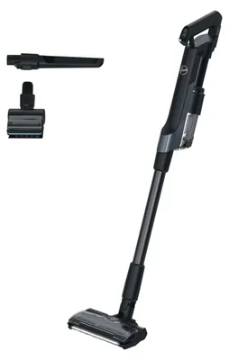Produktbild von Hoover HF210P1 011, Stabstaubsauger, Beutellos, Grau, 1 l, Obsidian Gre, Rechteckig