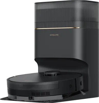 Produktbild von Dreame D20 Pro Plus RLD43SD-BK Staubsauger-Roboter mit Wischfunktion, automatische Staubentleerungsstation 5l, 13000Pa, Staubbehälter 0.5l, Wasserbehälter 0.35l, Anti-Verhedderungs-Doppelbürste, 5200mAh Akku, schwarz