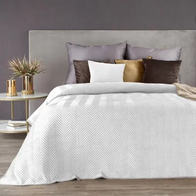 Produktbild von Eurofirany gesteppte Tagesdecke SOFIA 220x240 cm weiß Dekoration