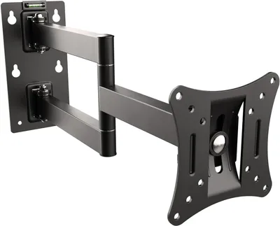 Zdjęcie produktu dla Uchwyt ścienny do monitora - obrotowy, regulowany kątem nachylenia, do monitorów o przekątnej od 17 do 33 cali (43-84 cm), standard VESA 50x50-100x100, maksymalne obciążenie 20 kg, przeznaczony do monitorów LED i LCD