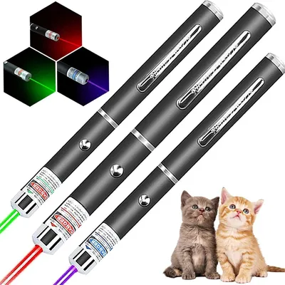 Produktbild von 500 METER Rot, grün oder Lila ein Spaß Licht Spielzeug für Katzen und Hunde