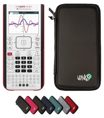 Produktbild von TI-Nspire CX II-T inkl. WYNGS Schutztasche Schwarz - Grafikrechner - Basic Set
