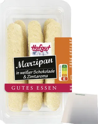 Produktbild von Hofgut Marzipanstangen Zimt (100g Packung) + usy Block