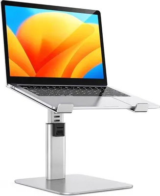 Produktbild von Ergonomischer Aluminium Laptopständer silber