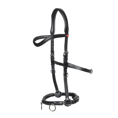 Produktbild von Kieffer Kappzaum Ultrasoft - schwarz - Warmblut