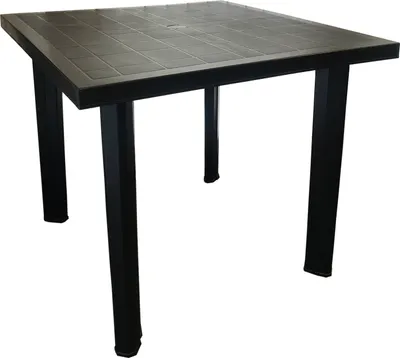 Produktbild von Gartentisch Kunststoff Balkontisch Esstisch 80x75x72cm