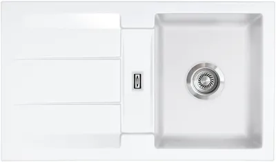 Produktbild von Flächenbündige Spüle GENEA 87 F in GRÖNLAND mit Handbetätigung / Systemceram