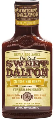 Image de Remia Sweet Dalton Smokey BBQ Honey Sauce 450g – Sauce BBQ épicée au miel