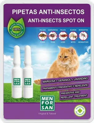 Produktbild von Insektenschutzmittel Menforsan 2 Stück Pipetten Katze