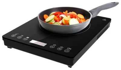 Produktbild von Cecotec Tragbares Induktionskochfeld Induktionsplatte Full Magma Slim