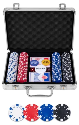 Image de Set de poker 200pcs jetons de dés