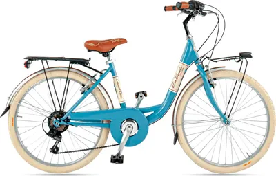Produktbild von Via Veneto By Canellini Retrò vintage Fahrrad Mädchen 24" Hellblau