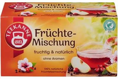Obrázek produktu pro Čajová konvice ovocná směs ovocný a přírodní čaj 60g