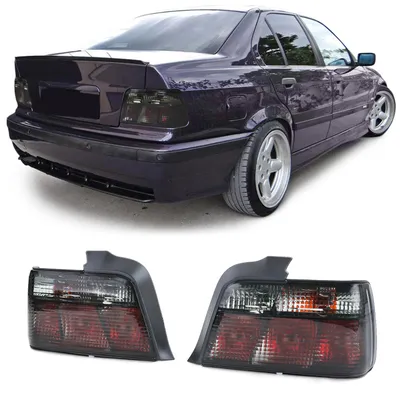Produktbild von Rückleuchten Schwarz Smoke Klarglas für BMW 3er E36 Limousine 90-99