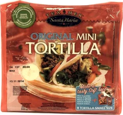 Produktbild von Santa Maria Tortilla Wrap Mini 15 cm 200 Gramm