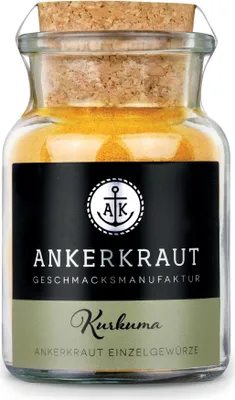 Produktbild von Kurkuma, gemahlen, 75g im Korkenglas