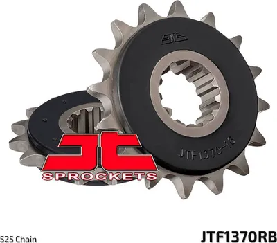 Produktbild von JTSPROCKETS Kettenritzel JTF1370.16RB vorne Chromstahl