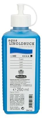 Obrázok produktu pre Farba na linoryt Schmincke aqua-LINOPRINT 250 ml - 440 Azúrová