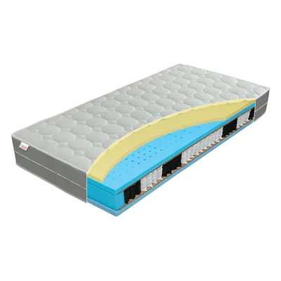 Zdjęcie produktu dla Materac 90x200 AIRY HYBRID VISCO marki PAN MATERAC pokrowiec Silver Visco