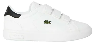 Image de Lacoste - Baskets « Powercourt » pour enfants, cuir GT20842 (32 EU) (blanc/noir)