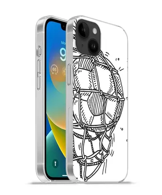 Produktbild von MuchoWow® Handyhülle Schutzhülle Hülle für Apple iPhone 14 Plus - Soft case Eine Illustration eines Fußballschusses ins Tor - Jungen - Mädchen - Kinder Silikon Softcase Handy Hülle - Abbildung