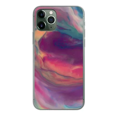 Produktbild von MuchoWow® Handyhülle Schutzhülle Hülle für iPhone 11 Pro Flüssig - Rosa - Türkis - Abstrakt Silikon Softcase Handy Hülle - Handy