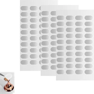 Produktbild von Weisse PVC-Schraubdöpfel, selbstklebende Abdeckungen, Möbelreparatur