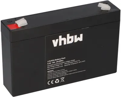 Obrázek produktu pro Baterie LiFePO4 6,4V 7Ah 44,8Wh s BMS