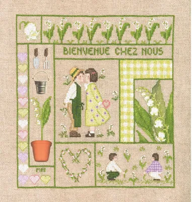 Obrázek produktu pro Křížkový steh Le Bonheur des Dames "Welcome, May", počítané vzoryr, 21