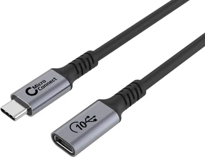 Image de MicroConnect Premium USB-C cable Extender 0.5m 10Gbps 100W USB 3.2