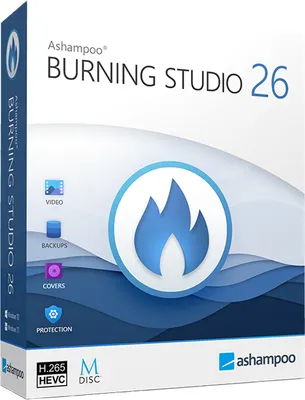 Produktbild von Ashampoo Burning Studio 26 - Brennprogramm für CD/DVD - PC DVD-ROM