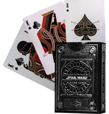Immagine prodotto di Theory11 – Carte da gioco Star Wars Silver Dark Side