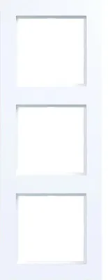 Imagen del producto de Hager, marco para interruptores y enchufes, modelo A.1, color blanco mate, para 3 módulos, referencia WAD6300WM
