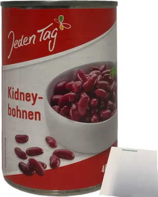 Produktbild von Jeden Tag Rote Kidneybohnen (255g ATG Dose) + usy Block