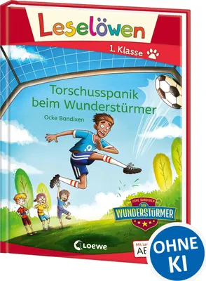 Produktbild von Leselöwen 1. Klasse - Torschusspanik beim Wunderstürmer